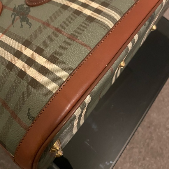 Burberry Haymarket Handbag. - Picture 17 of 17